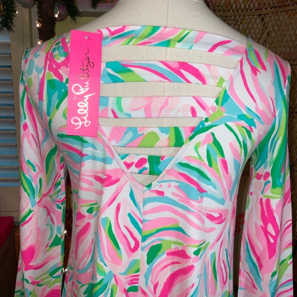 Lilly Pulitzer NWT Ophelia Swing Dress Croc My World PRICE IS FIRM🔥 - Picture 8 of 16